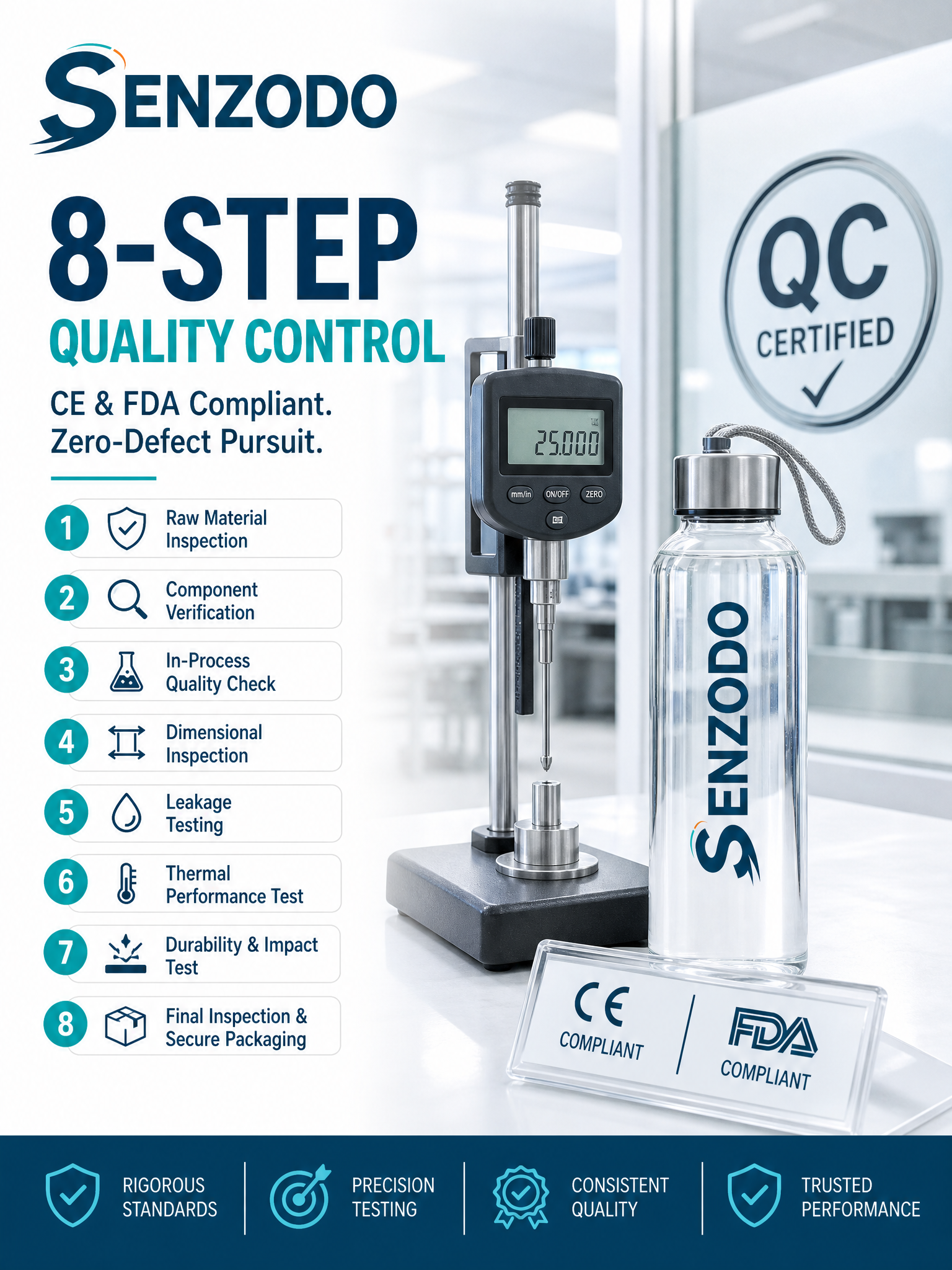 Senzodo Quality Upgrade: Establishing End-to-End Control System to Ensure International Product Competitiveness
