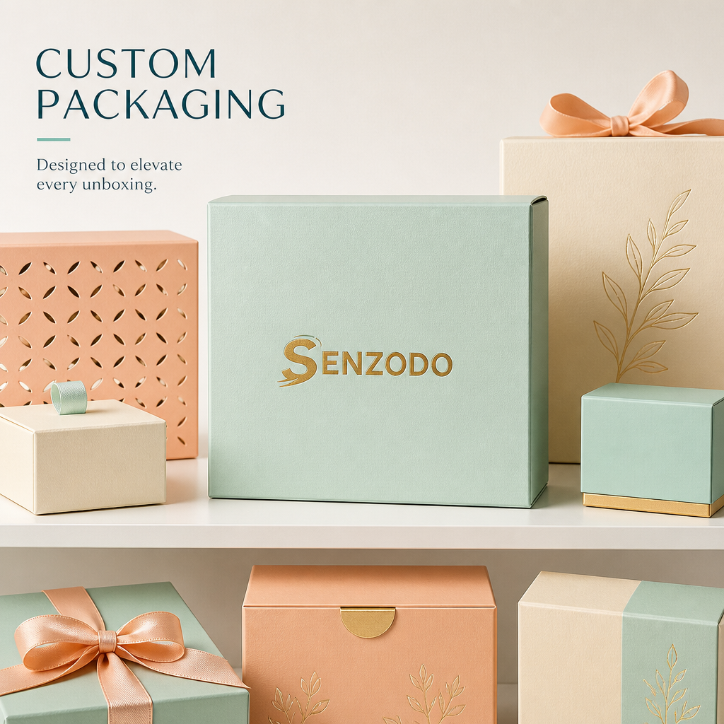 Custom Packaging Boxes with LOGO Printing, Food/Cosmetic/Electronics Paper Boxes & Gift Boxes, Corrugated/Specialty Paper Material Customization