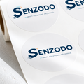 Custom Brand Adhesive Stickers, Waterproof & Scratch-Resistant PVC Label Printing, Custom QR Code LOGO Sealing Stickers