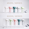 Wholesale Portable Plastic Water Bottle Bulk, Tea Infuser Tumbler Supplier, Food Grade PC Leak-proof Cold Brew Coffee Cup, High Value Minimalist Sports Bottle for Students Gift