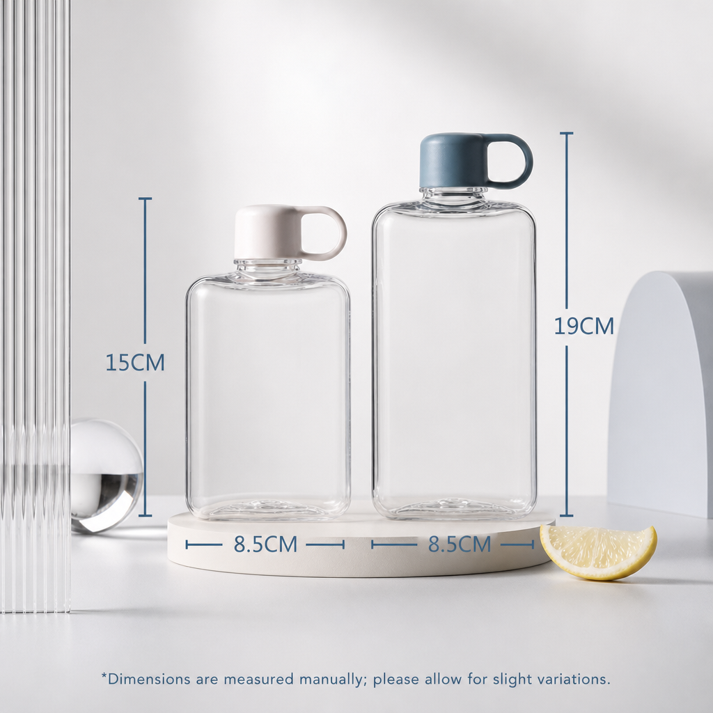 Wholesale Tritan Flat Water Bottle Bulk, Portable Pocket Tumbler Supplier, BPA-Free Leak-proof Slim Cup, High Value Outdoor Sports Bottle for Gift
